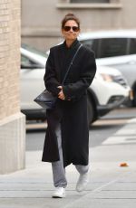KATIE HOLMES Out in New York 01/10/2020