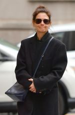 KATIE HOLMES Out in New York 01/10/2020