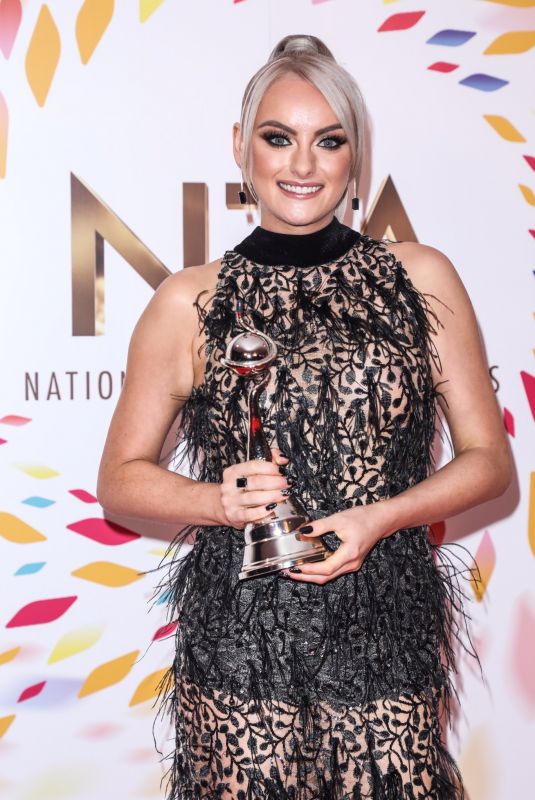 KATIE MCGLYNN at National Television Awards 2020 in London 01/28/2020