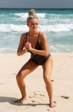 KATIE MCGLYNN in Swimsuit on the Beach in Mexico 01/22/2020