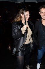 KELLY BROOK and Jeremy Parisi Leaves Global Radio in London 01/17/2020