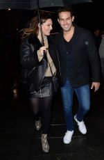 KELLY BROOK and Jeremy Parisi Leaves Global Radio in London 01/17/2020