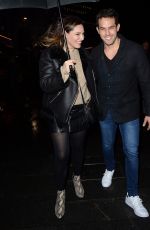 KELLY BROOK and Jeremy Parisi Leaves Global Radio in London 01/17/2020