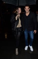KELLY BROOK and Jeremy Parisi Leaves Global Radio in London 01/17/2020