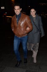 KELLY BROOK and Jeremy Parisi Leaves Global Radio in London 01/21/2020