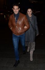 KELLY BROOK and Jeremy Parisi Leaves Global Radio in London 01/21/2020