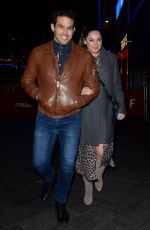 KELLY BROOK and Jeremy Parisi Leaves Global Radio in London 01/21/2020