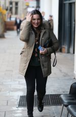 KELLY BROOK Arrives at Heart Radio in London 01/15/2020
