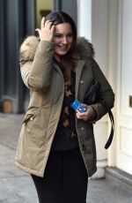 KELLY BROOK Arrives at Heart Radio in London 01/15/2020