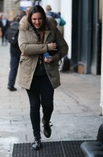 KELLY BROOK Arrives at Heart Radio in London 01/15/2020