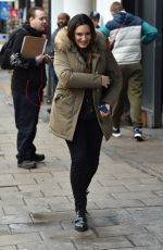 KELLY BROOK Arrives at Heart Radio in London 01/15/2020