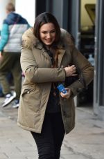 KELLY BROOK Arrives at Heart Radio in London 01/15/2020