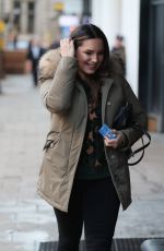 KELLY BROOK Arrives at Heart Radio in London 01/15/2020