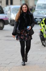 KELLY BROOK Arrives at Heart Radio in London 01/29/2020