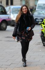 KELLY BROOK Arrives at Heart Radio in London 01/29/2020