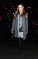 KELLY BROOK Leaves Global Radio in London 01/27/2020