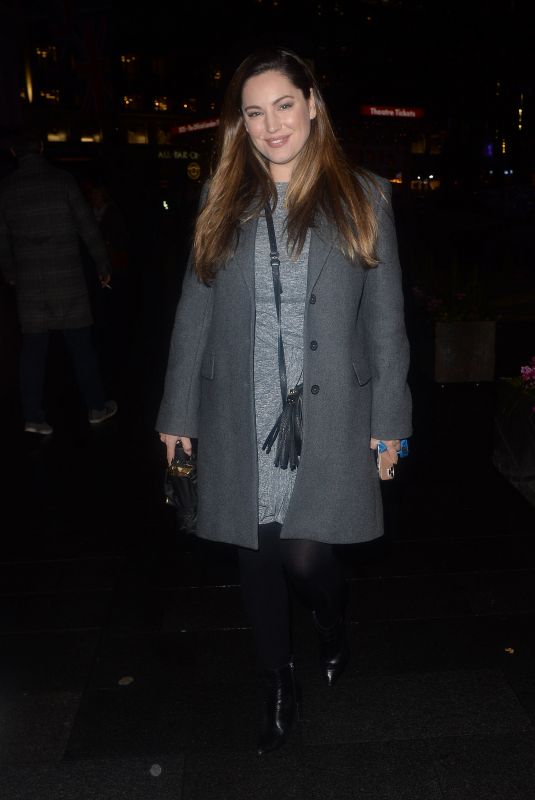 KELLY BROOK Leaves Global Radio in London 01/27/2020