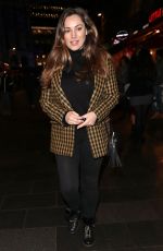 KELLY BROOK Leaves Global Radio Studios in London 01/07/2020