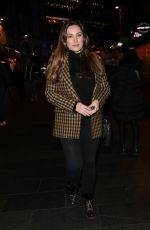 KELLY BROOK Leaves Global Radio Studios in London 01/07/2020