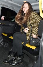 KELLY BROOK Leaves Global Radio Studios in London 01/07/2020