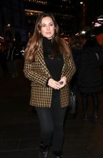 KELLY BROOK Leaves Global Radio Studios in London 01/07/2020