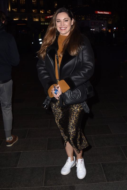 KELLY BROOK Leaves Global Studios in London 01/20/2020