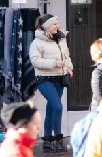 KELLY BROOK Out Shopping in Megeve 12/31/2019