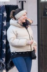 KELLY BROOK Out Shopping in Megeve 12/31/2019