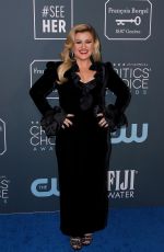 KELLY CLARKSON at 25th Annual Critics Choice Awards in Santa Monica 01/12/2020