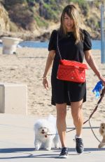 KELLY DODD Out with Her Dogs in Laguna Beach 12/27/2019