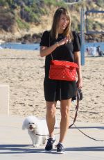 KELLY DODD Out with Her Dogs in Laguna Beach 12/27/2019
