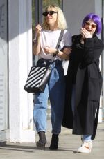 KELLY OSBOURNE and LISA STELLY Heading to a Nail Salon 12/31/2019