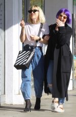 KELLY OSBOURNE and LISA STELLY Heading to a Nail Salon 12/31/2019