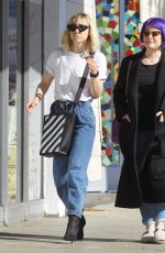 KELLY OSBOURNE and LISA STELLY Heading to a Nail Salon 12/31/2019
