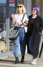 KELLY OSBOURNE and LISA STELLY Heading to a Nail Salon 12/31/2019