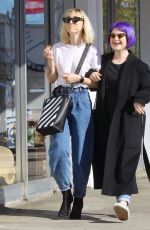 KELLY OSBOURNE and LISA STELLY Heading to a Nail Salon 12/31/2019