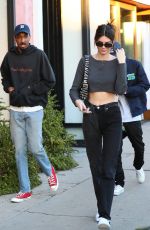 KENDALL JENNER Leaves Alfred