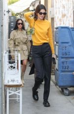 KENDALL JENNER Out for Lunch at Butcher