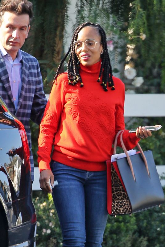 KERRY WASHINGTON Out and About in West Hollywood 01/24/2020