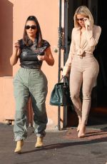 KHLOE and KIM KARDASHIAN at Emilio