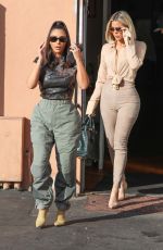 KHLOE and KIM KARDASHIAN at Emilio