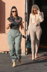 KHLOE and KIM KARDASHIAN at Emilio
