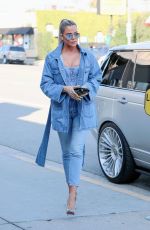 KHLOE KARDASHIAN in Denimms at Sap and Honey in Sherman Oaks 01/22/2020