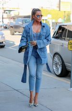 KHLOE KARDASHIAN in Denimms at Sap and Honey in Sherman Oaks 01/22/2020