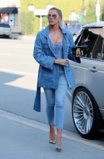 KHLOE KARDASHIAN in Denimms at Sap and Honey in Sherman Oaks 01/22/2020