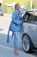 KHLOE KARDASHIAN in Denimms at Sap and Honey in Sherman Oaks 01/22/2020