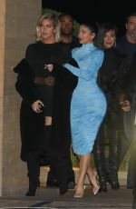 KIM and KHLOE KARDASHIAN and KYLIE JENNER Leaves Nobu in Malibu 01/09/2020