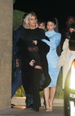 KIM and KHLOE KARDASHIAN and KYLIE JENNER Leaves Nobu in Malibu 01/09/2020