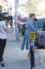 KIM and KHLOE KARDASHIAN Filming KUWTK in Los Angeles 01/22/2020