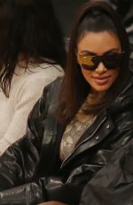KIM KARDASHIAN and Kanye West at Cleveland Cavaliers vs LA Lakers Game in Los Angeles 01/13/2020